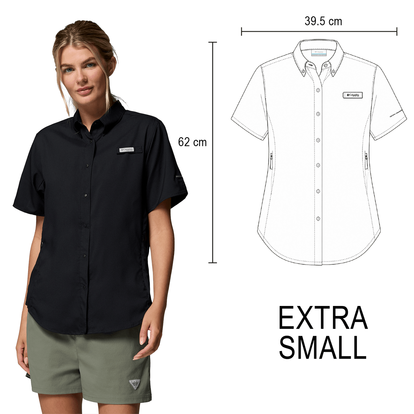 CAMISA TAMIAMI COLUMBIA DAMA