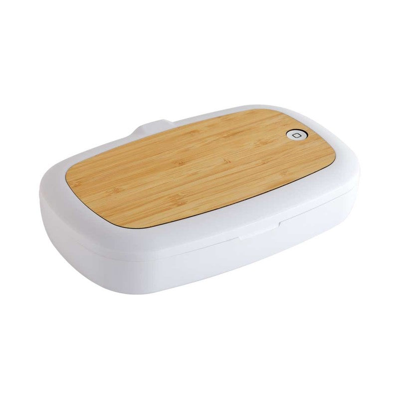 CAJA CON LUZ UV SANITIZADORA Y CARGADOR NAGOYA