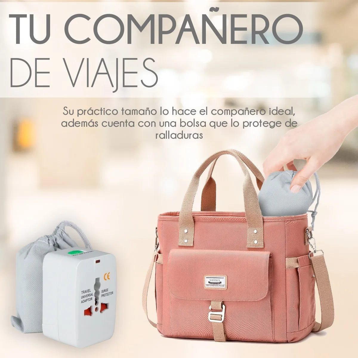 ADAPTADOR DE CORRIENTE INTERNACIONAL 4 EN 1