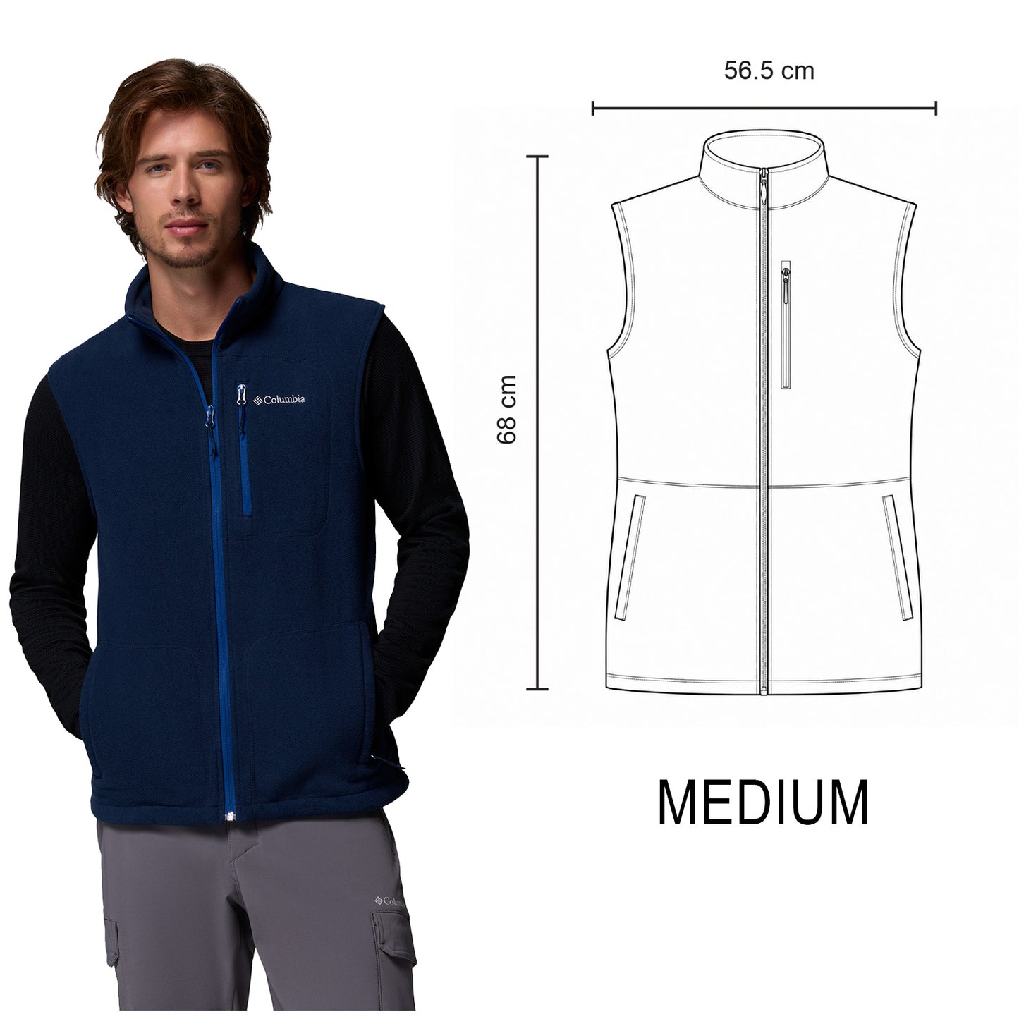 CHALECO FAST TREK COLUMBIA HOMBRE