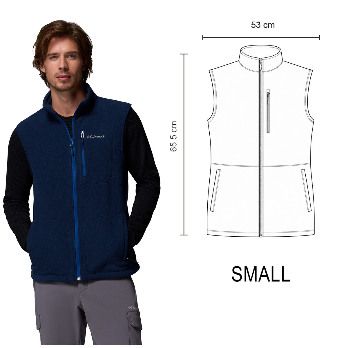 CHALECO FAST TREK COLUMBIA HOMBRE