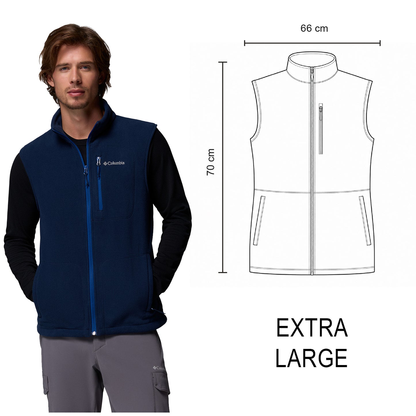 CHALECO FAST TREK COLUMBIA HOMBRE