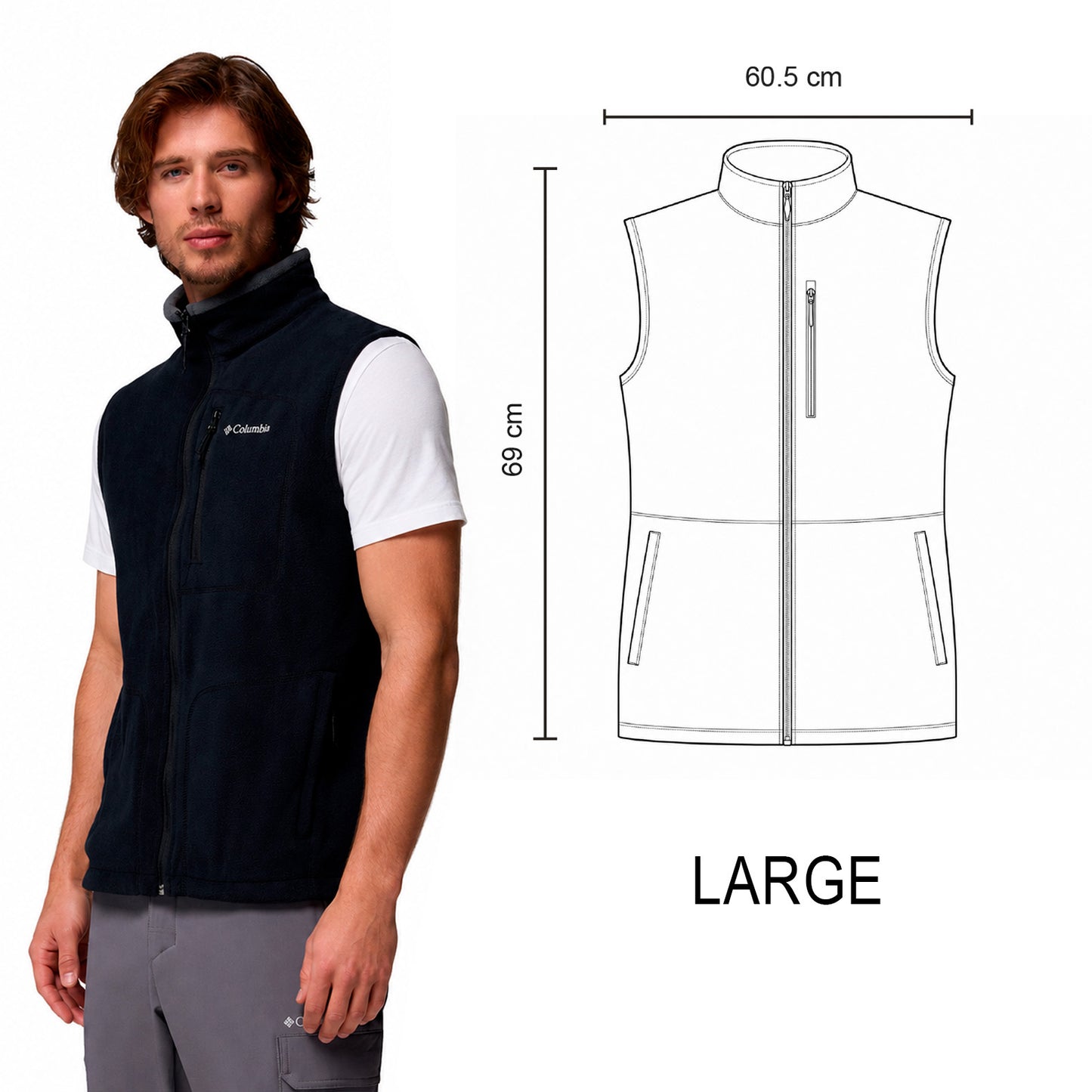 CHALECO FAST TREK COLUMBIA HOMBRE
