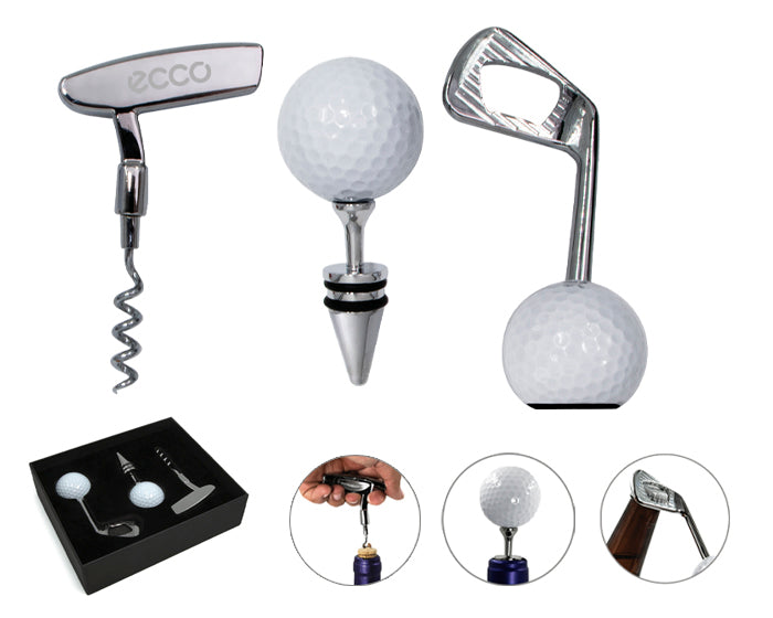 SET DE ACCESORIOS PARA VINO GOLFITO