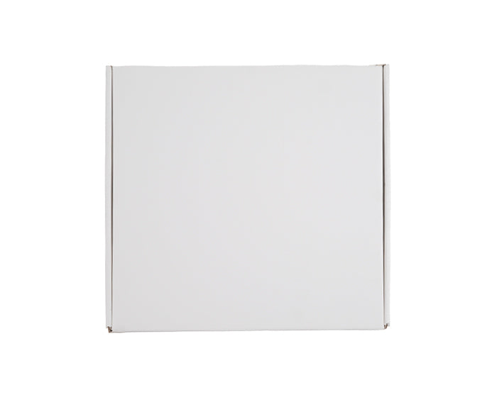 CAJA DE REGALO 26.5 x 26.5 x 12 CM BLANCA