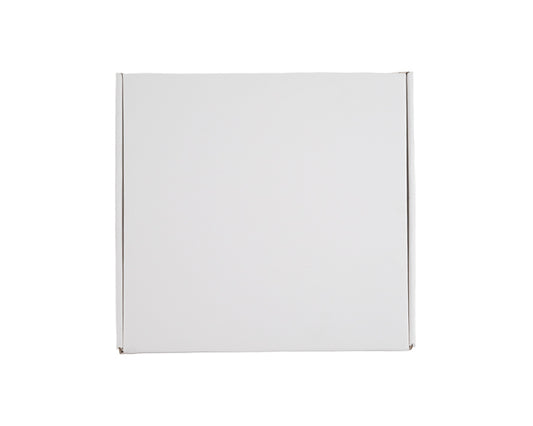 CAJA DE REGALO 26.5 x 26.5 x 6.5 CM BLANCA