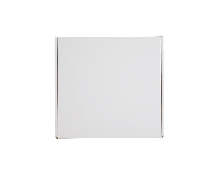CAJA DE REGALO 20 x 20 x 6.5 CM BLANCA