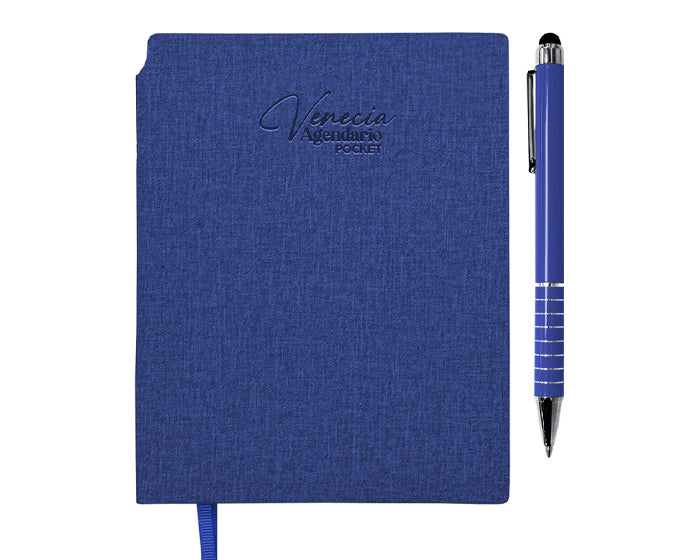 AGENDARIOCON BOLÍGRAFO VENECIA POCKET