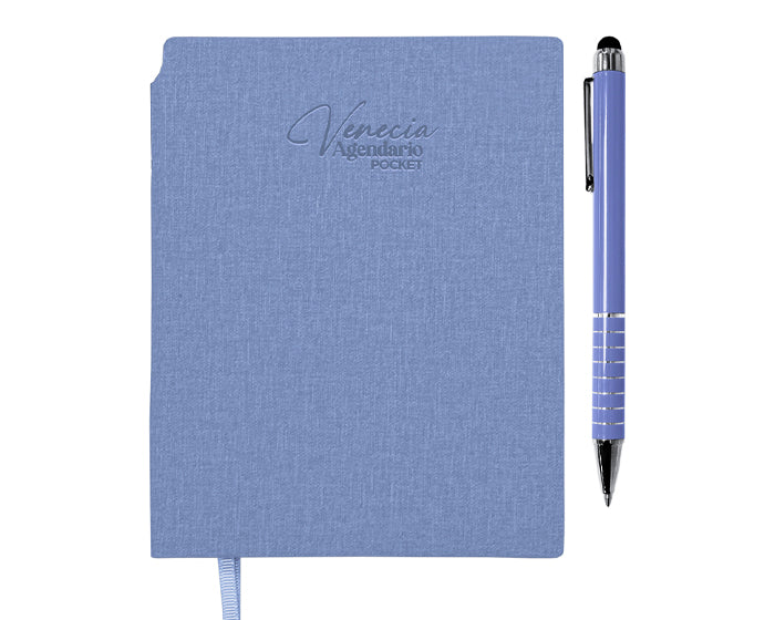 AGENDARIOCON BOLÍGRAFO VENECIA POCKET