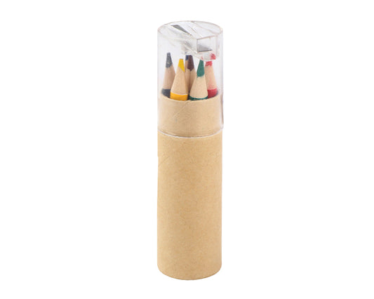 6 LÁPICES DE COLORES CON ESTUCHE COLOREANDO A3226