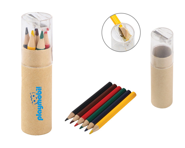 6 LÁPICES DE COLORES CON ESTUCHE COLOREANDO A3226