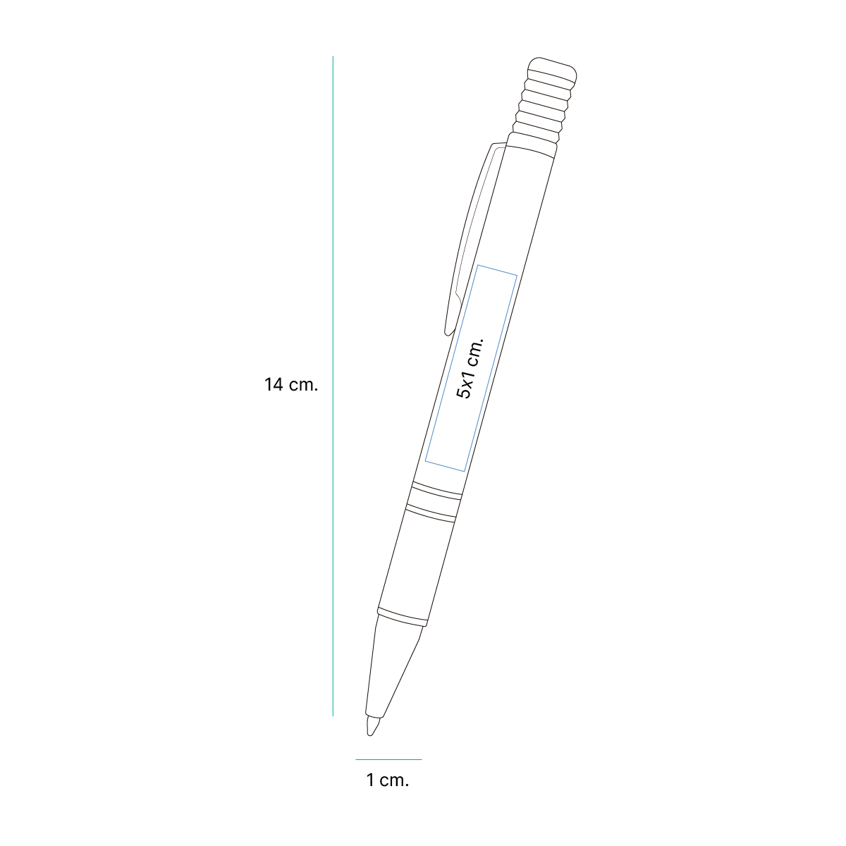 BOLÍGRAFO DE PLÁSTICO VIGO