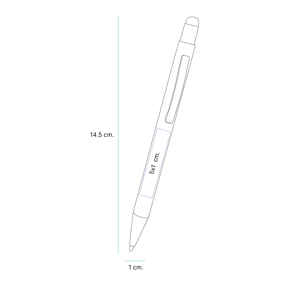 BOLÍGRAFO DE ALUMINIO KONYA