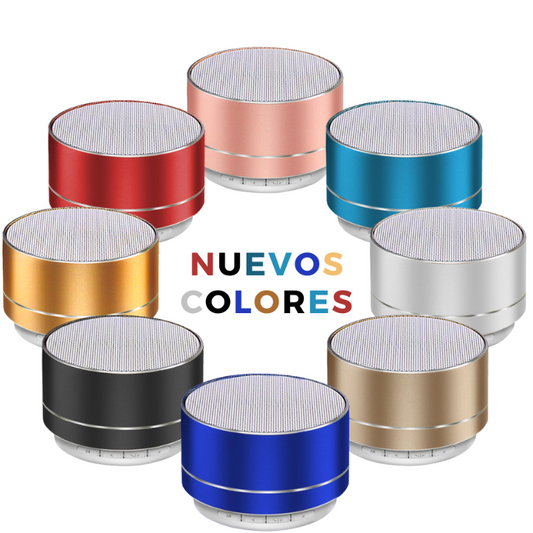 BOCINA METÁLICA CON LUCES LED Y BLUETOOTH OXFORD