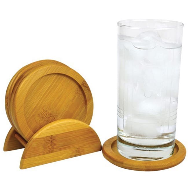 SET COASTERS BAMBOO