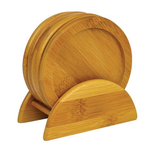 SET COASTERS BAMBOO