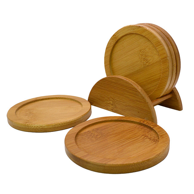 SET COASTERS BAMBOO