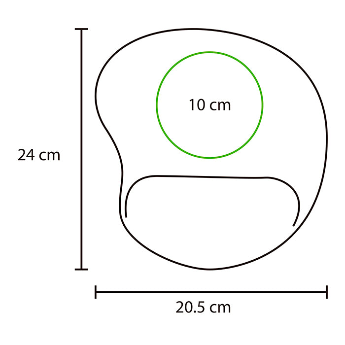 MOUSE PAD CON SOPORTE DE SILICÓN