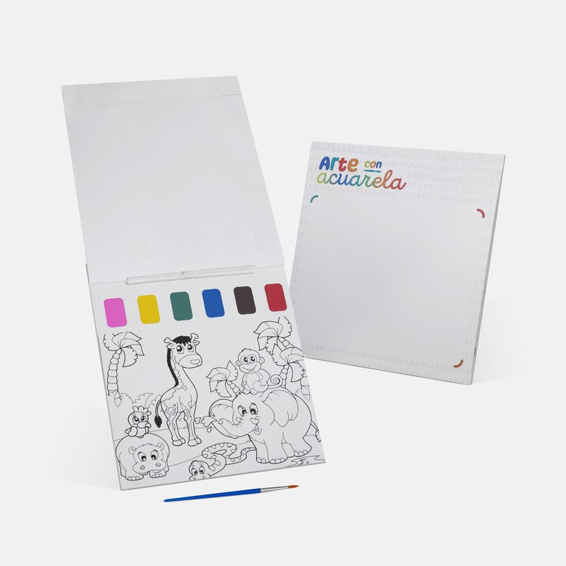 LIBRETA CON ACUARELAS KLIMPT