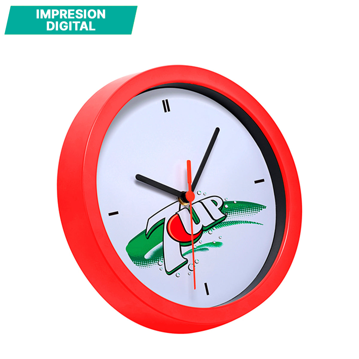 RELOJ DE PARED DE PLÁSTICO