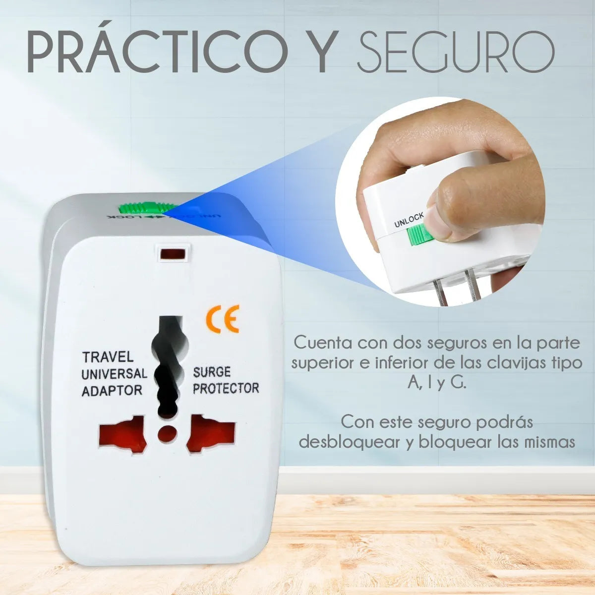 ADAPTADOR DE CORRIENTE INTERNACIONAL 4 EN 1