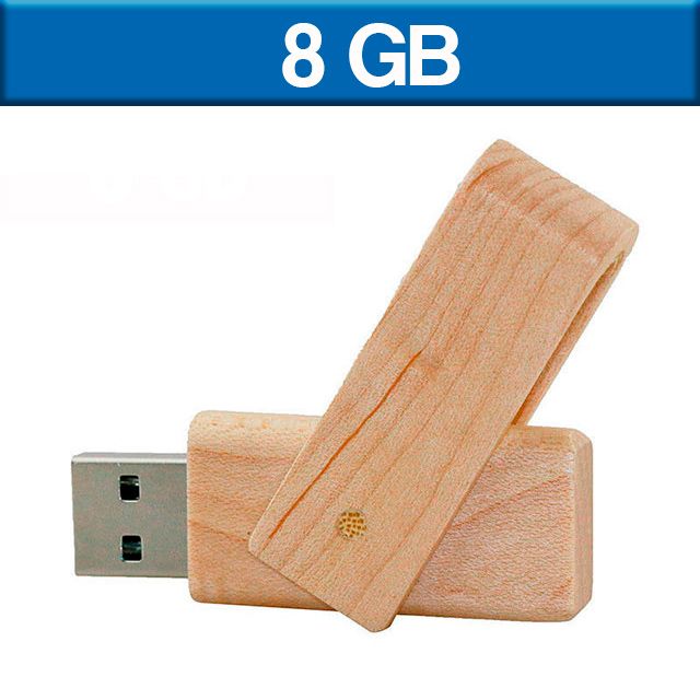USB LONDON WOOD 8GB