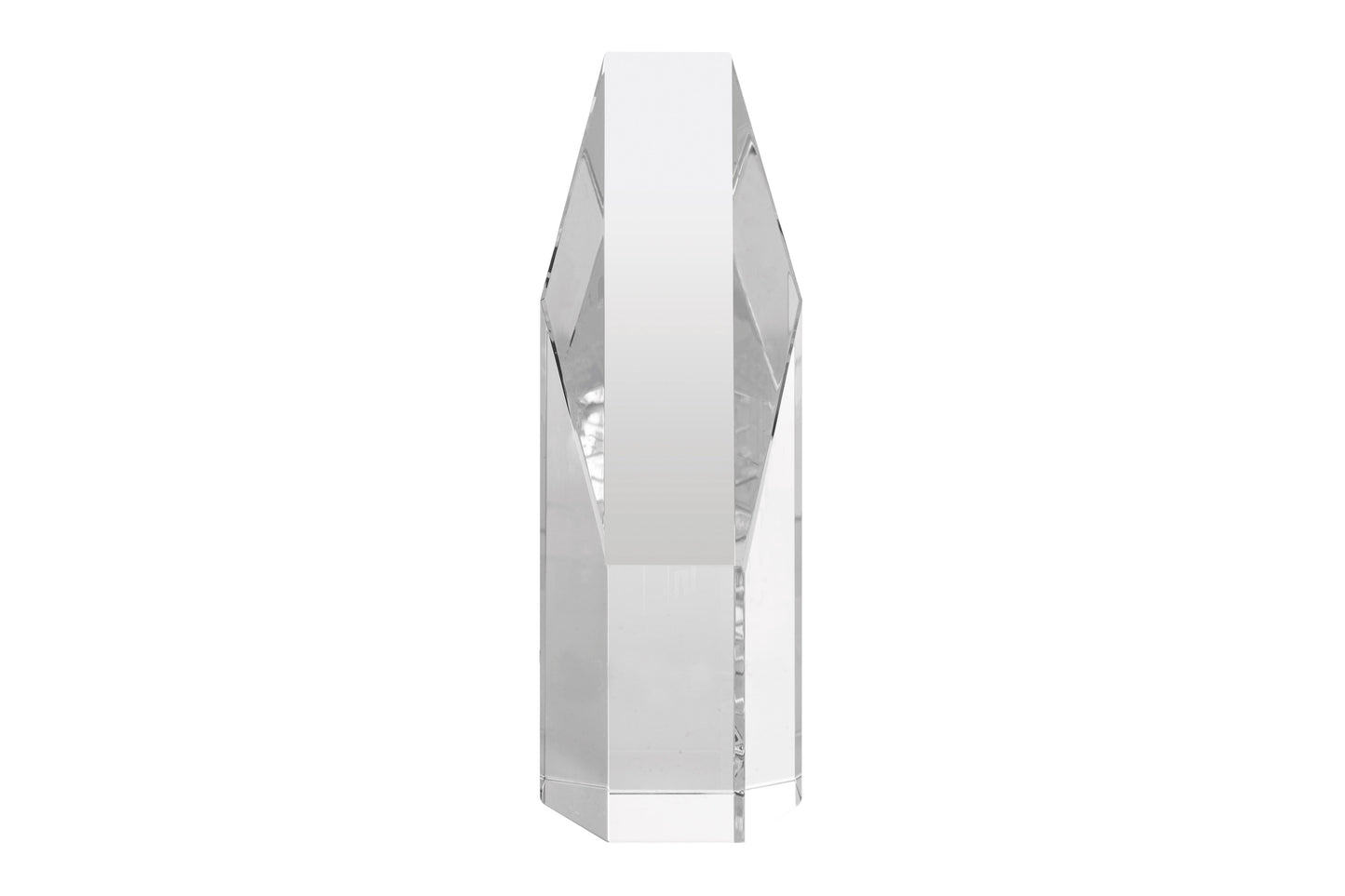 Trofeo de cristal diagonal