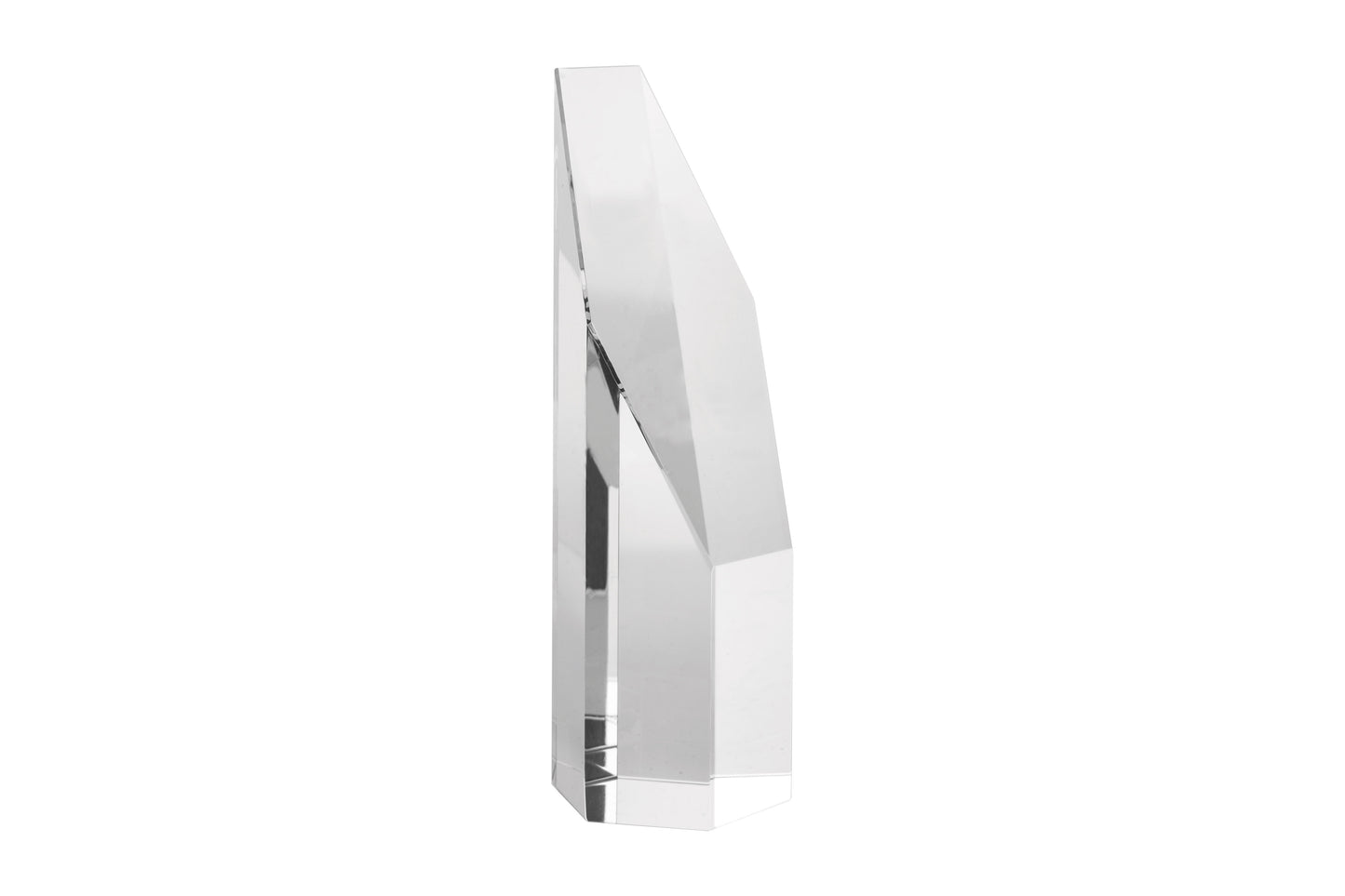 Trofeo de cristal diagonal