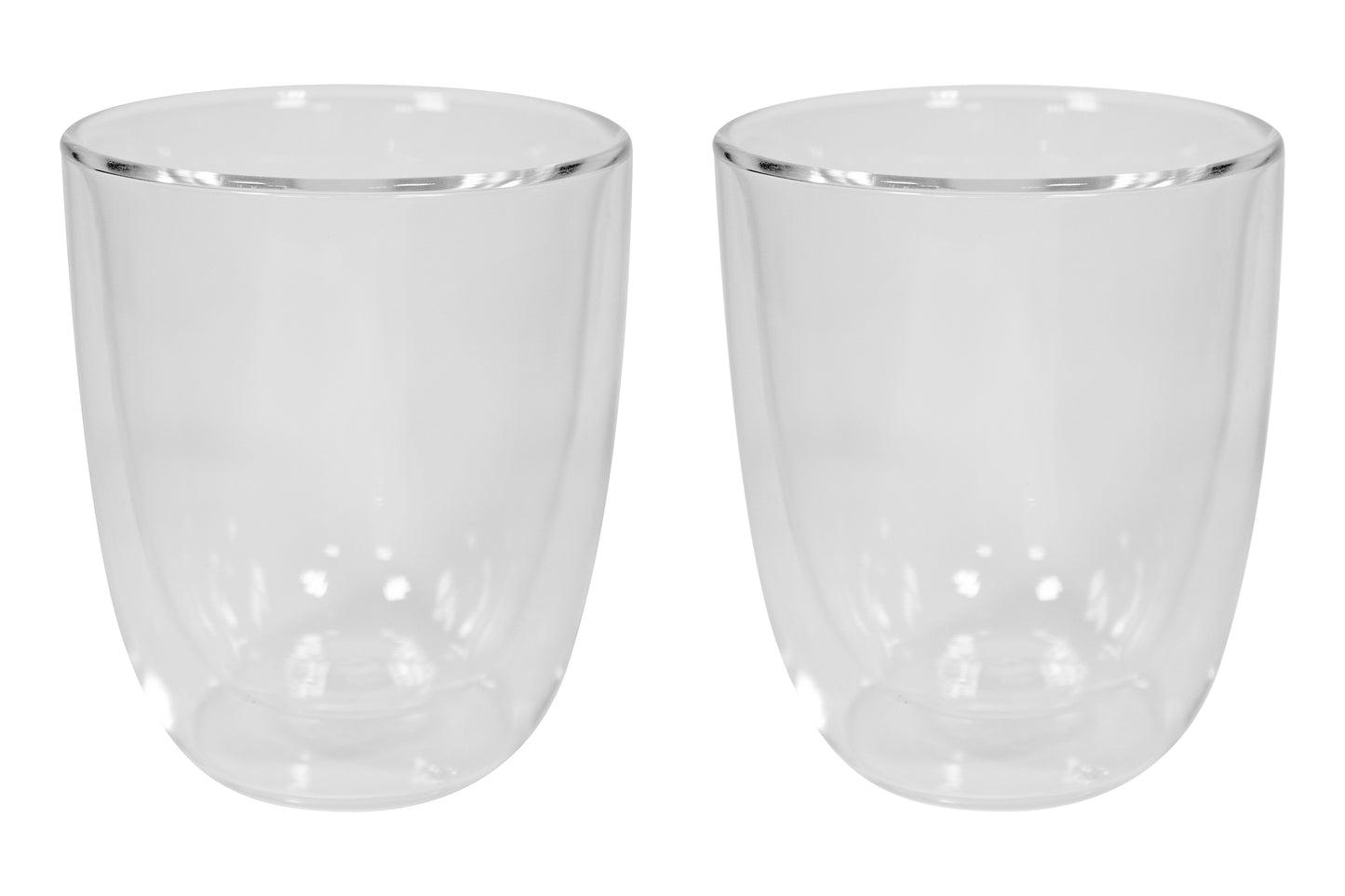 Set de vasos de vidrio "Double"