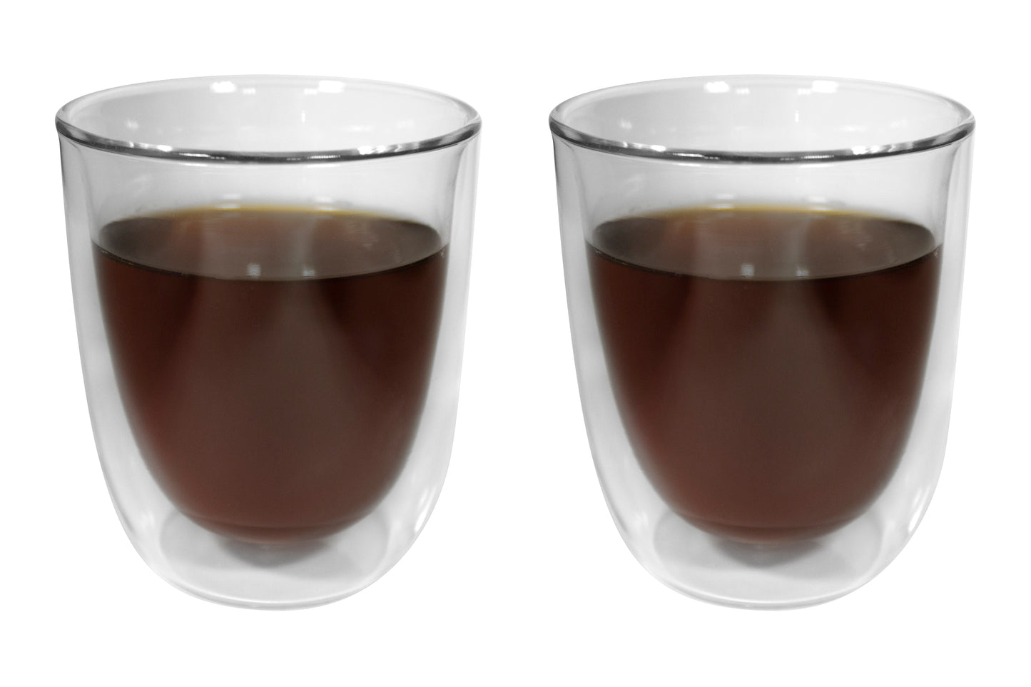 Set de vasos de vidrio "Double"
