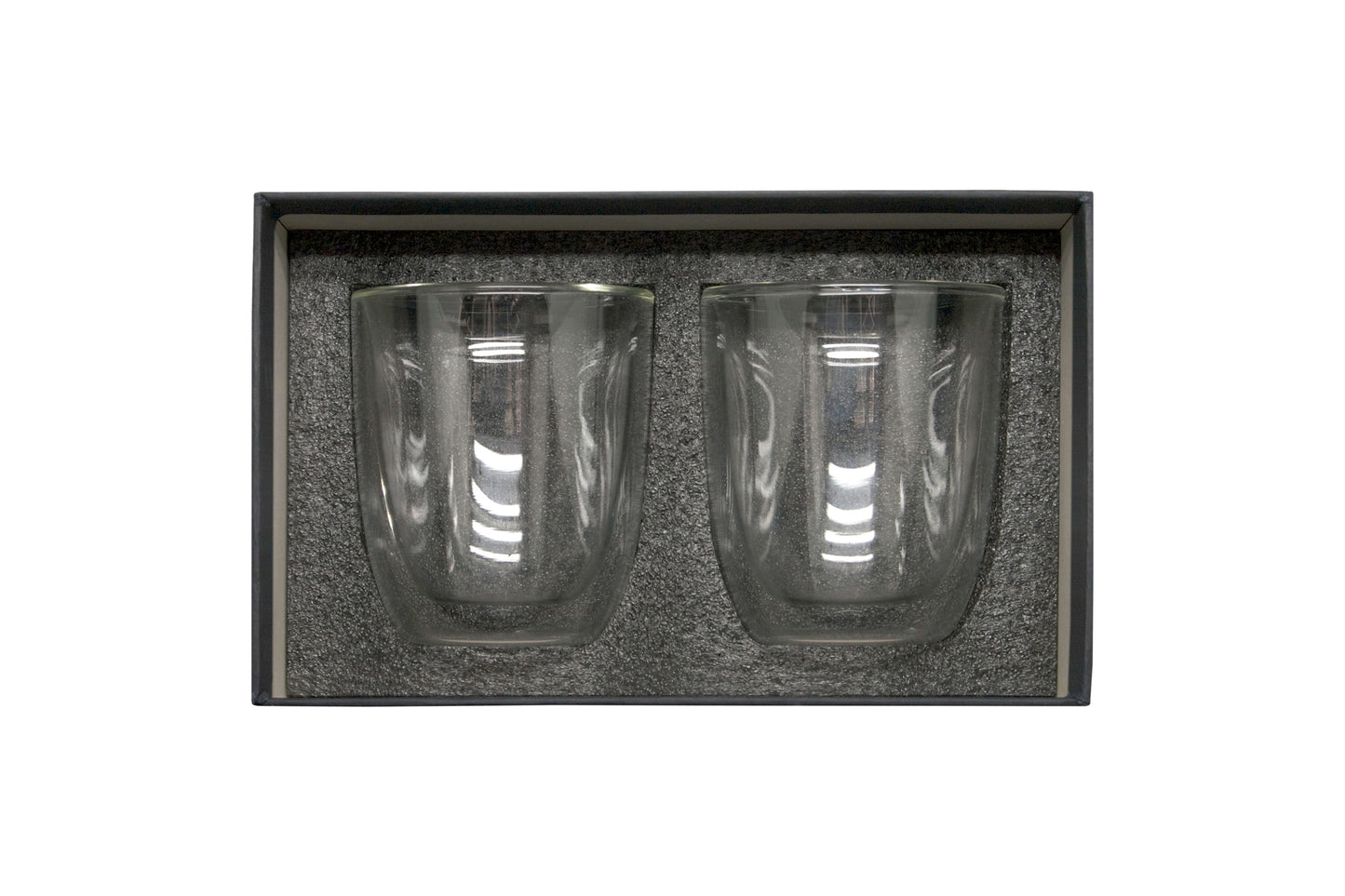 Set de vasos de vidrio "Double"