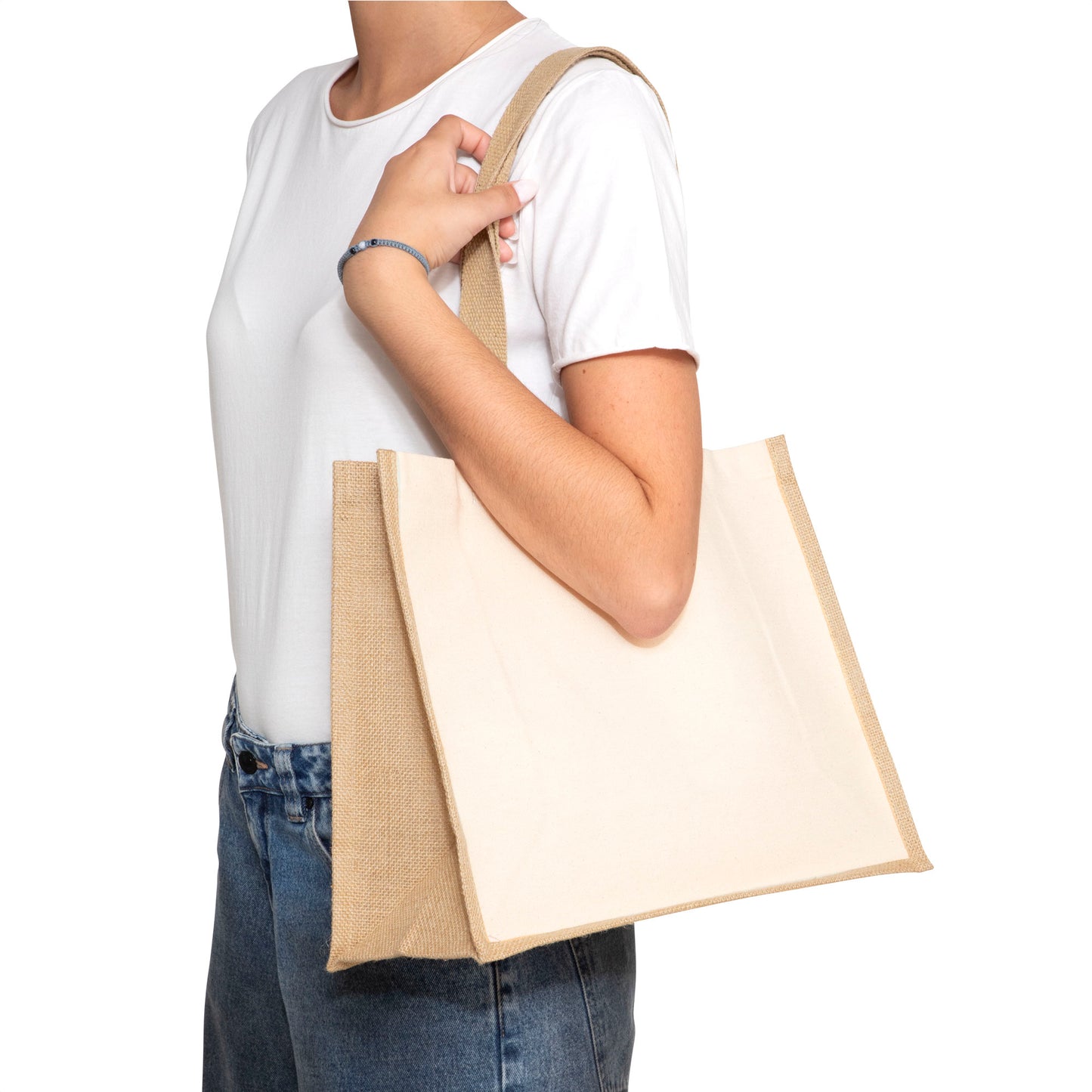 Bolsa de algodón y yute "YARI"