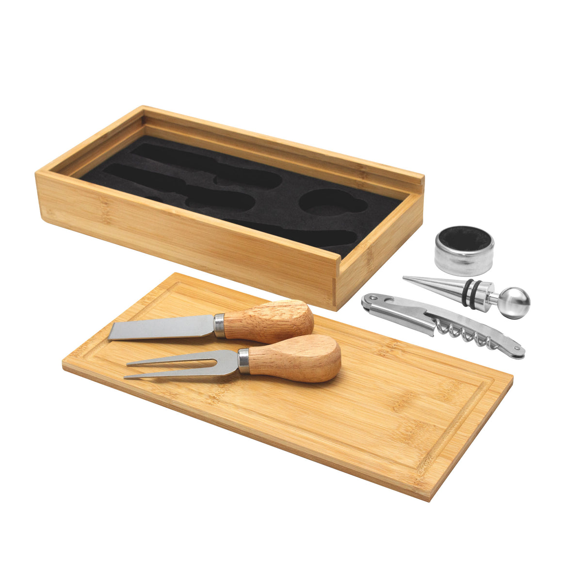 Set de vino y Tabla para quesos "WINCHESTER"