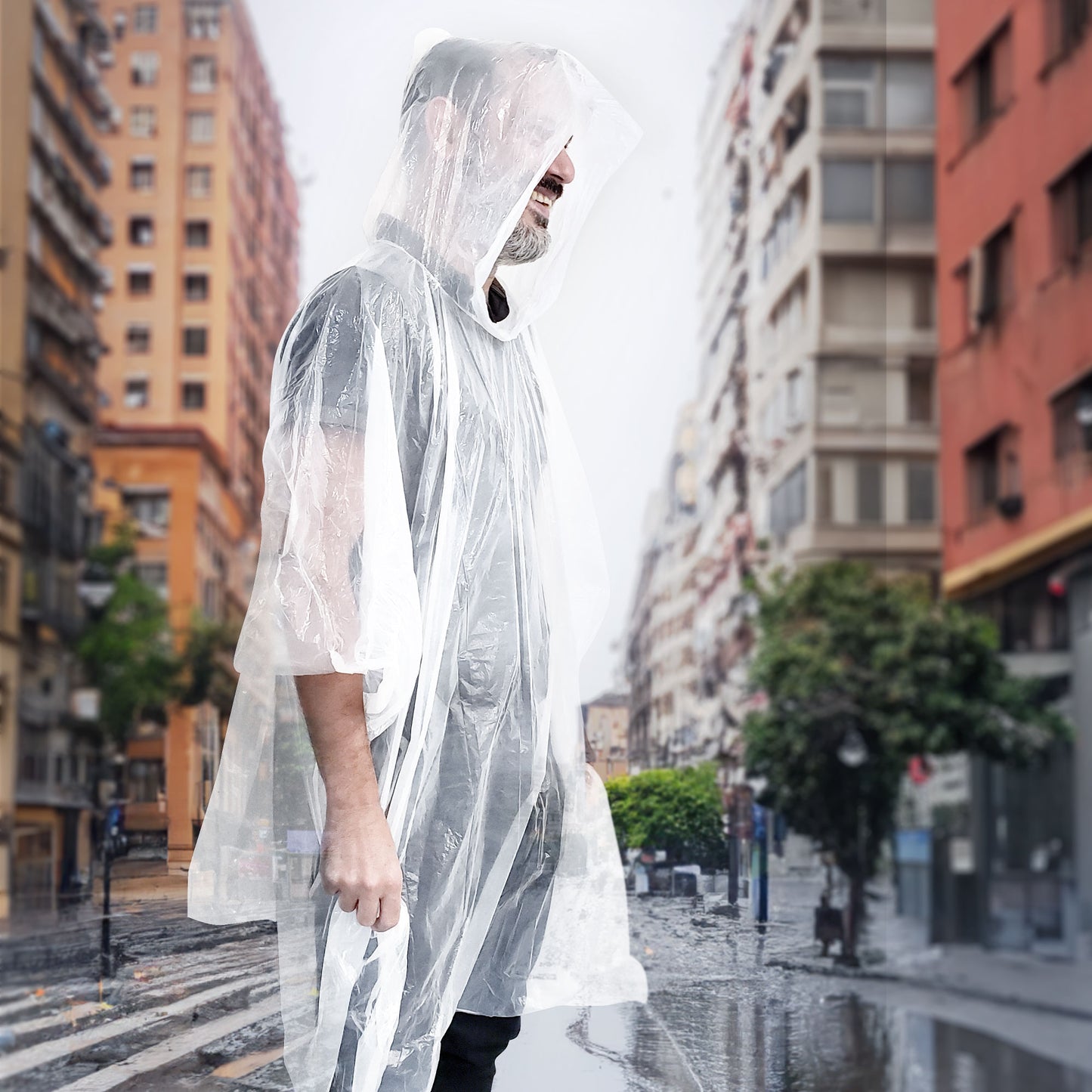 PONCHO RAINY