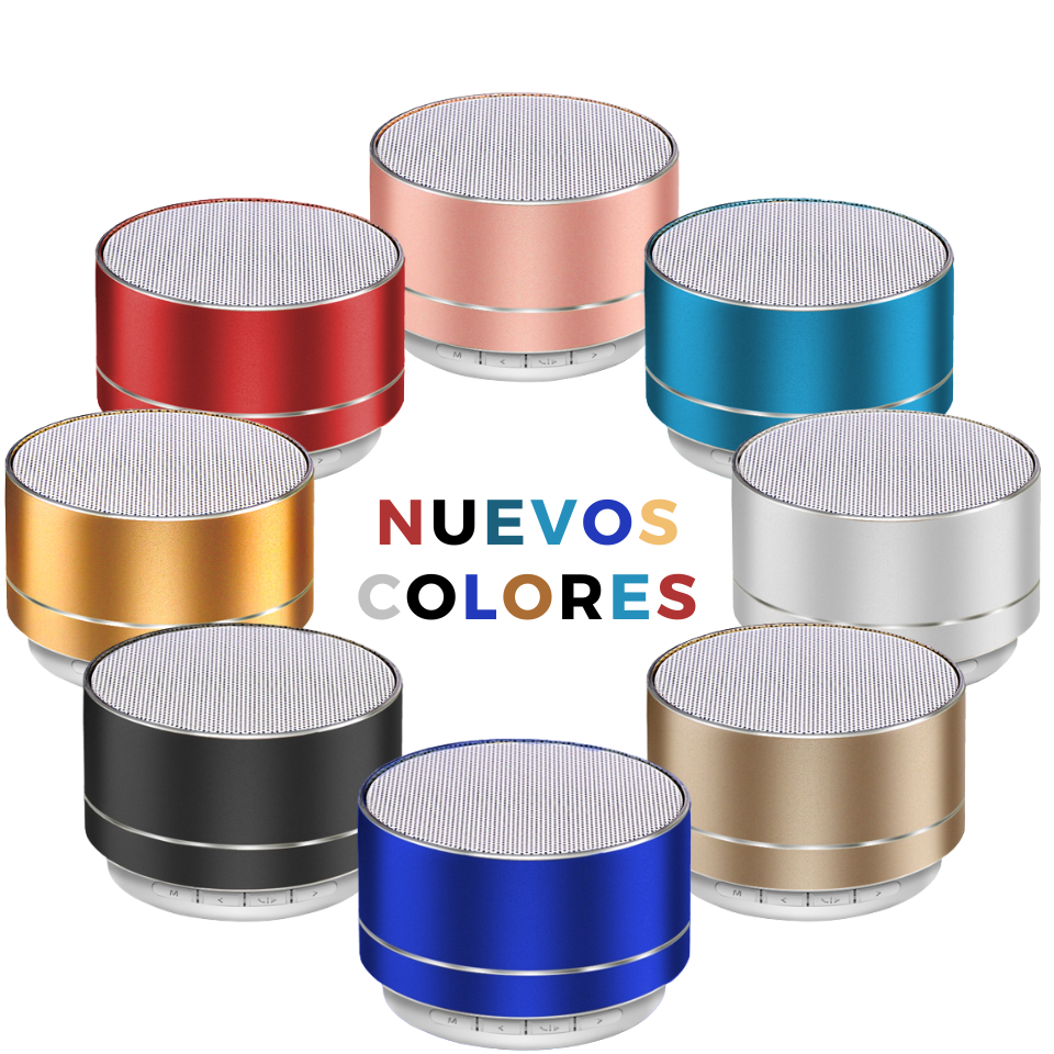 BOCINA METÁLICA CON LUCES LED Y BLUETOOTH OXFORD