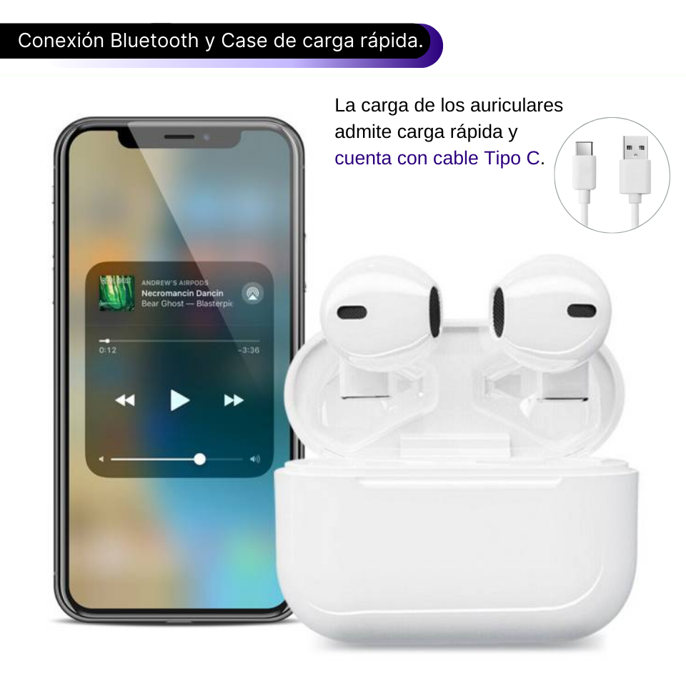 MINI AUDÍFONOS BLUETOOTH PRO 5S TWS