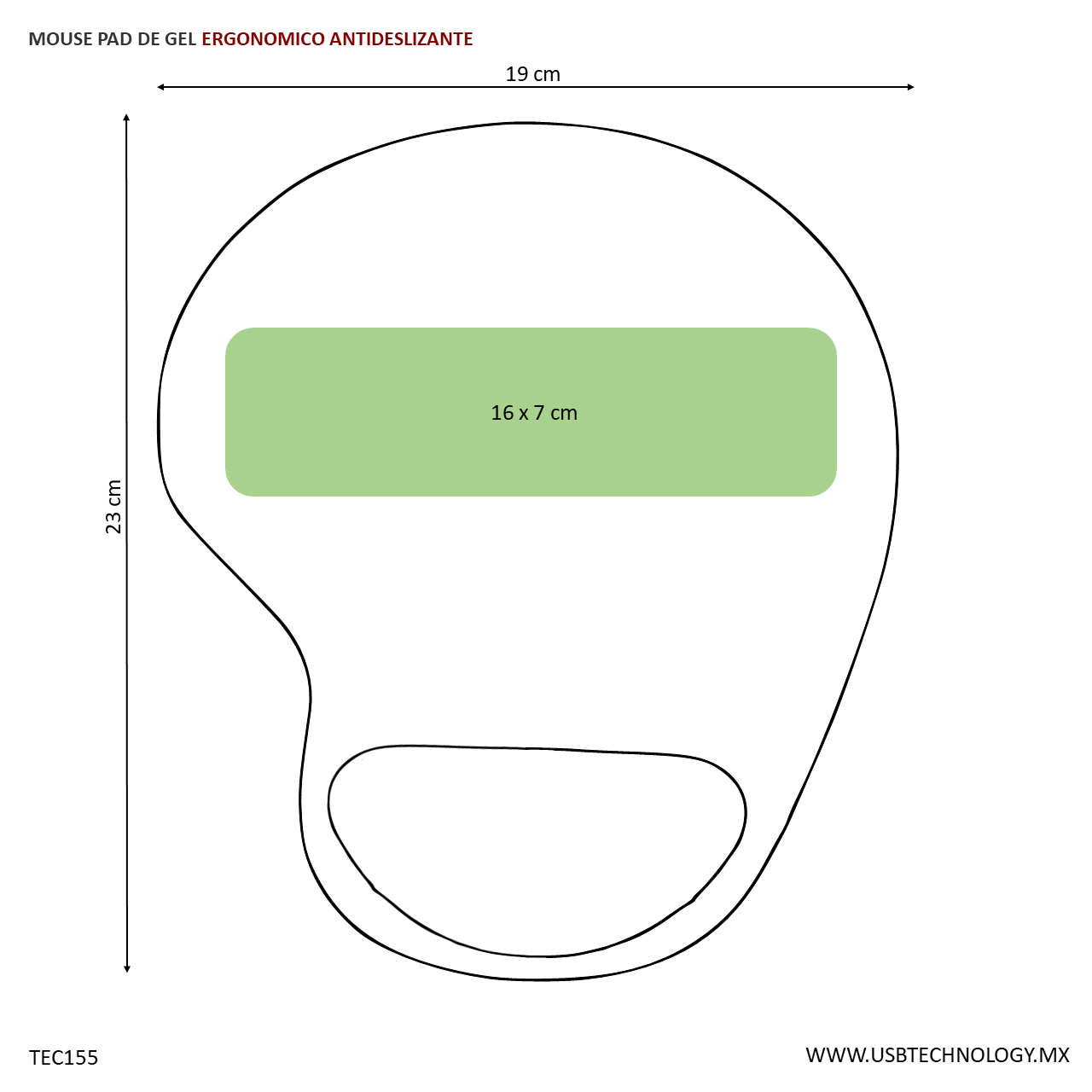 MOUSE PAD DE GEL